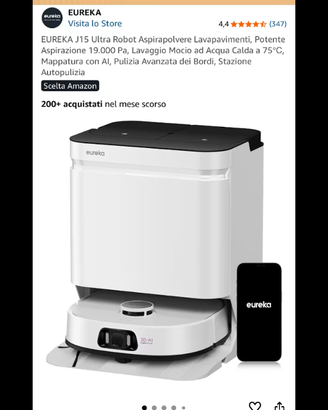 Robot aspira e lava