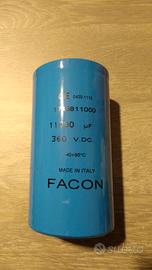 Condensatore FACON  audio valvolare