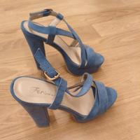 sandalo donna scamosciato Fersini