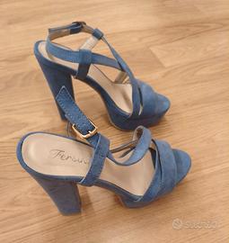 sandalo donna scamosciato Fersini