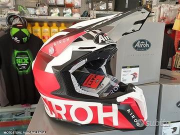 CASCO MOTOCROSS AIROH TWIST 2.0 LIFT ROSSO OPACO