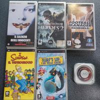 giochi PSP Simpson Football manager Heroes 2 Pes 9