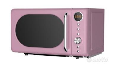 FORNO A MICROONDE VINTAGE- ROSA 
17LT - TIMER DIG