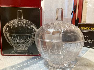 Ciotola cristallo con coperchio Royal Cristal Rock