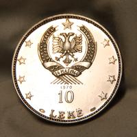 Moneta 10 Leke - Argento