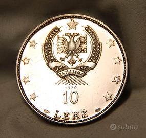 Moneta 10 Leke - Argento