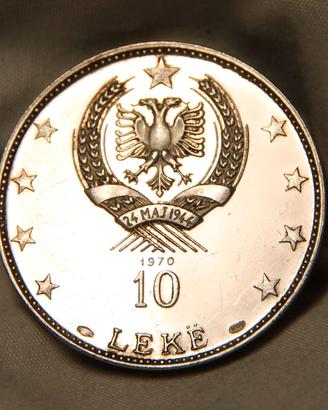 Moneta 10 Leke - Argento