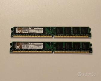 4GB RAM DDR2 Kingston (2x2GB 800MHz)