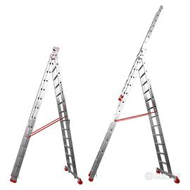 SCALA ALLUMINIO FARAONE  11+12+12 gr. 3,52/7,72MT