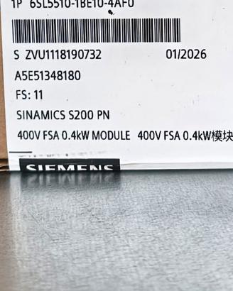 Siemens Sinamics S200 PN 6SL5510-1BE10-4AF0 400V 