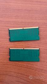 2 moduli di memoria RAM da 8GB ciascuno