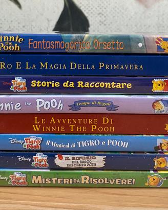 Lotto 8 DVD Winnie The Pooh Disney