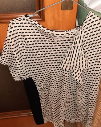 camicia smanicata girocollo 