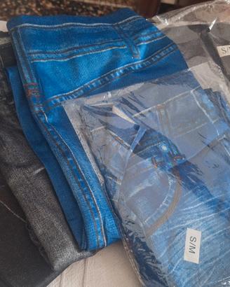 5 paia leggins nuovi