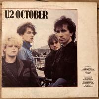 U2 - "October", vinile 33 giri originale del 1981