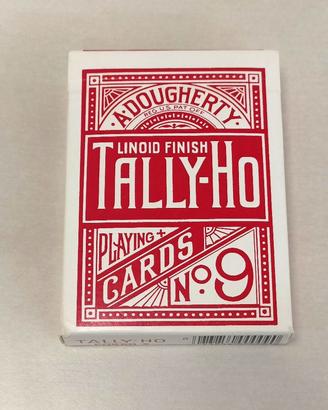 Mazzo di carte Tally-Ho finitura "Linoid FInish"