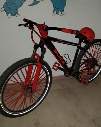 wheelie bike rossa - bici ragazzo tra 11 e 15 anni