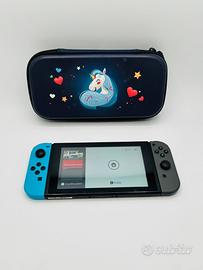 Nintendo Switch V2 Originale Testata Con Custodia