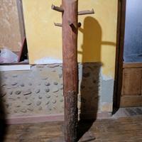 attaccapanni, appendiabiti in legno artigianale 