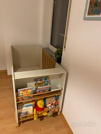 Lettino in legno Vertbaudet 60x120 con materasso