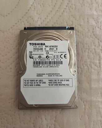 Hard disk Toshiba da 160 GB