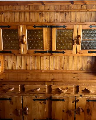 Credenza in Pino di Svezia legno vero