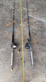 Canne da pesca da traina