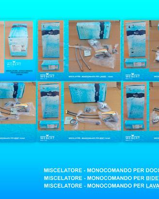 miscelatore monocomando doccia , lavabo , bidet