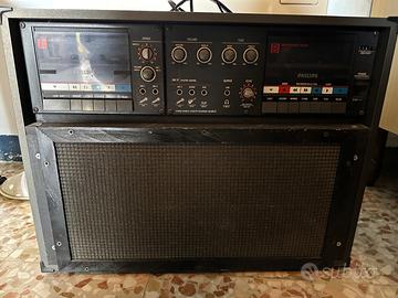 Registratore a doppia cassetta Philips