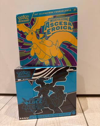 Set Allenatore Pokemon Ascesa Eroica e/o Luce Nera
