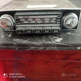 Autoradio epoca Philips anni 60 auto epoca 