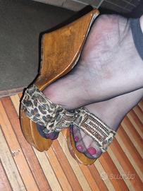 zoccoli zeppe in legno