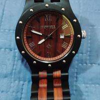 Orologio uomo in legno