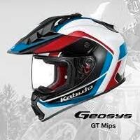 CASCO KABUTO ENDURO GEOSYS GT MIPS BLACK/WHITE/BLU