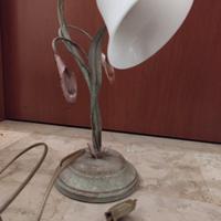 Lampada abat jour a fiore vintage made in Italy