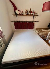 Letto matrimoniale contenitore, modello Sommier