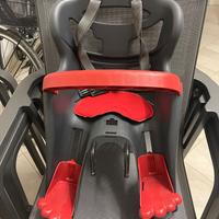 seggiolino bici anteriore e gancio