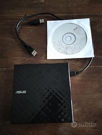 Lettore/masterizzatore esterno CD/DVD Asus per Pc