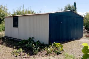 Struttura garage in lamiera da smontare
