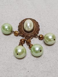 spilla di bigiotteria vintage '50