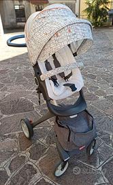 Passeggino trio Stokke Xplory grey melange