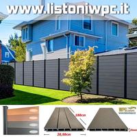 Listoni doghe recinto WPC stock legno composito