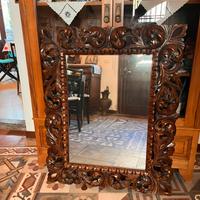 specchio barocco in legno
