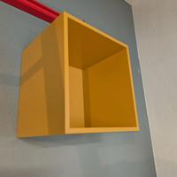 pensile a giorno laccato comodino sospeso 30 cm