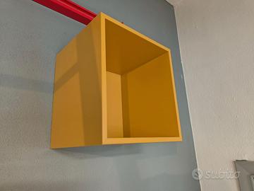 pensile a giorno laccato comodino sospeso 30 cm