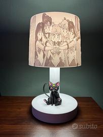 Lampada Sailor Moon Luna Anime LED Decorativa