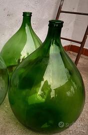 damigiane vintage di vetro