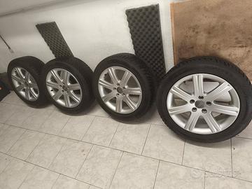 Cerchi originali Audi 17” 5x112 + gomme invernali 