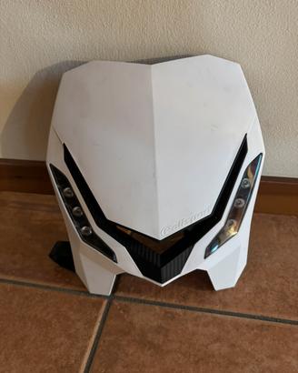 Mascherina piatta con luci