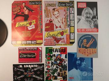 Flyer Discoteche Lignano Anni 90